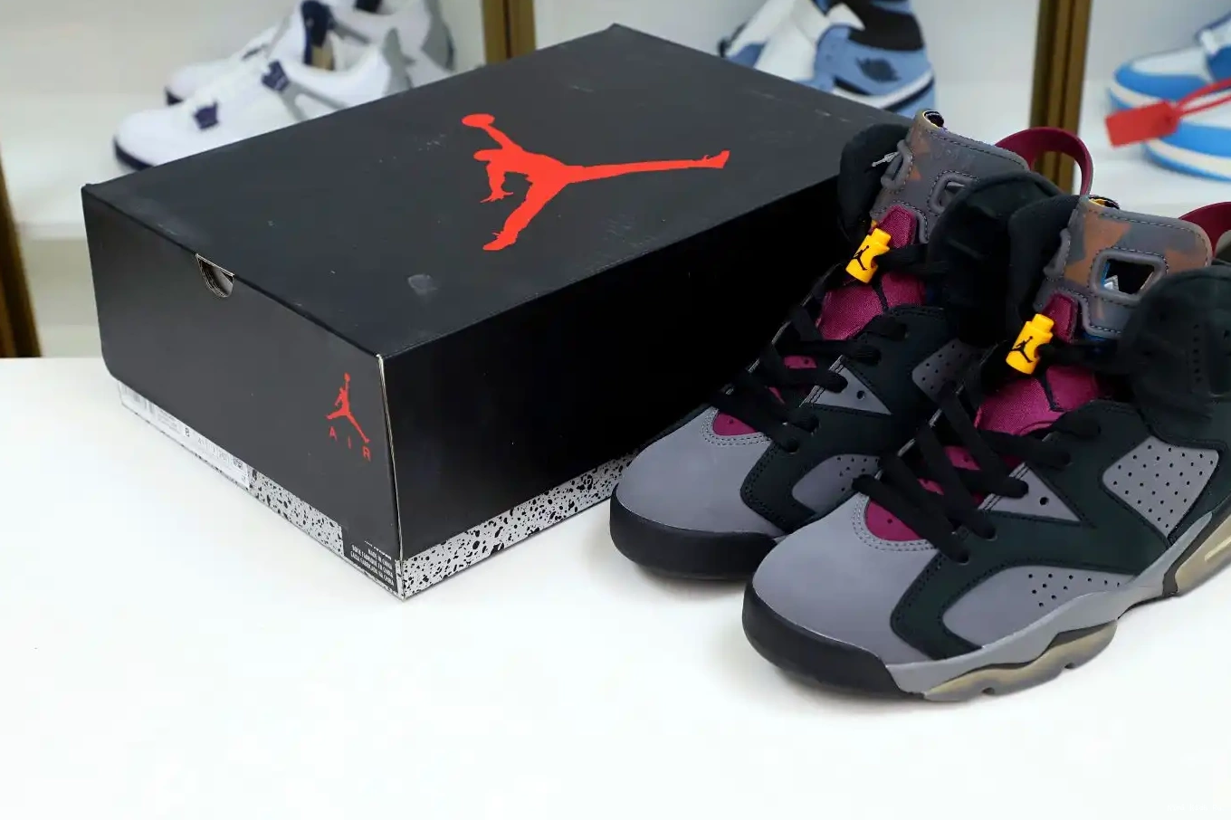 6 AIR RETRO Kimikick BORDEAUX JORDAN 0324